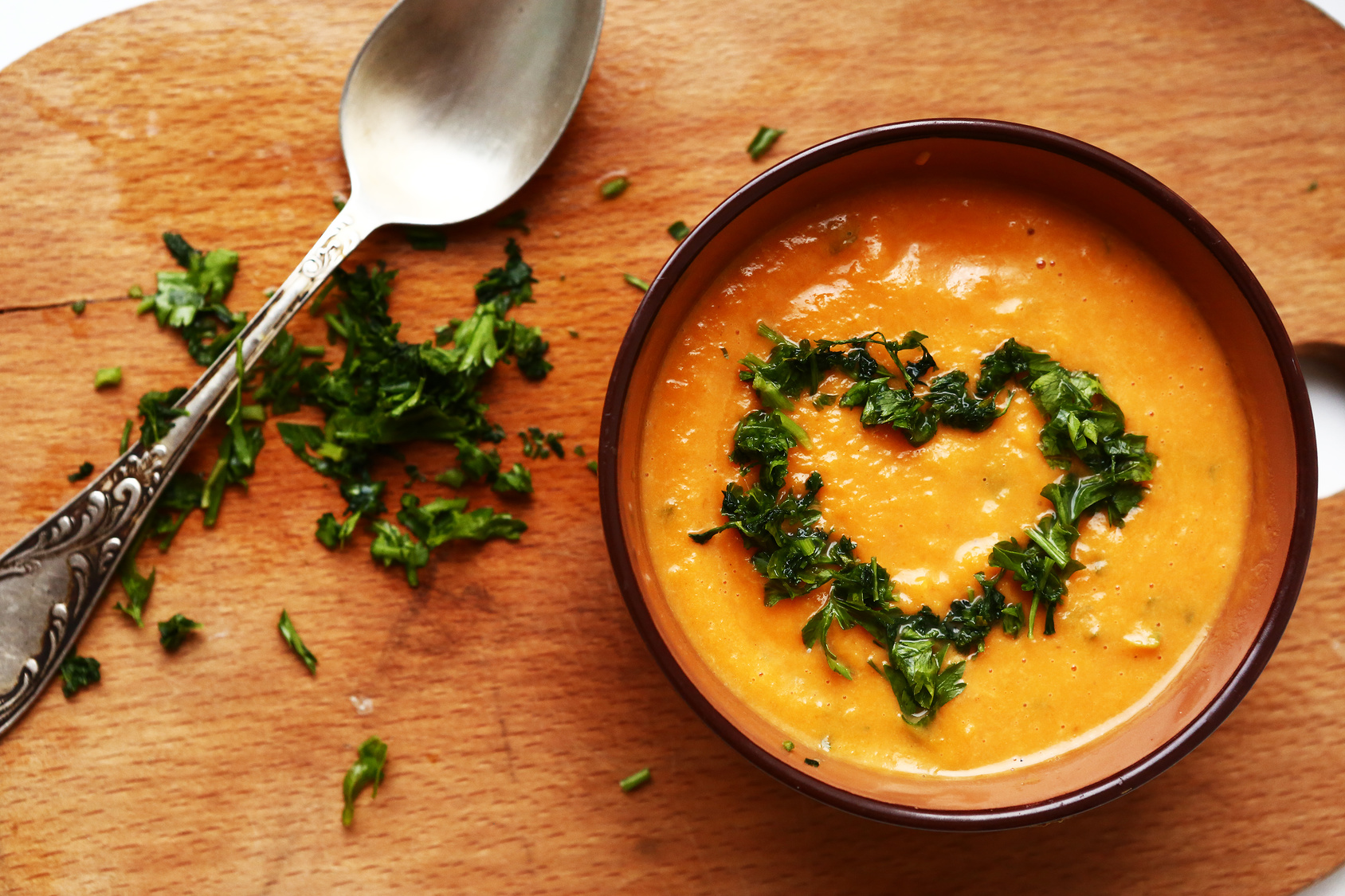 valentijnsoep ZOETE AARDAPPELSOEP MET KOKOS & LIMOEN