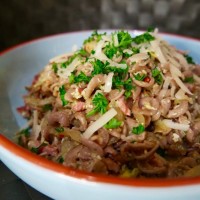 KASTANJE FUSILLI CARBONARA