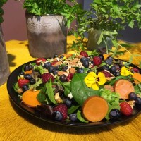 SALADE MET ZOETE AARDAPPEL