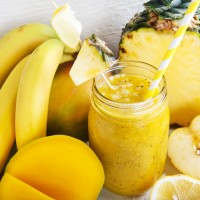 PINEAPPLE &amp; MANGO &amp; COCONUT SMOOTHIE