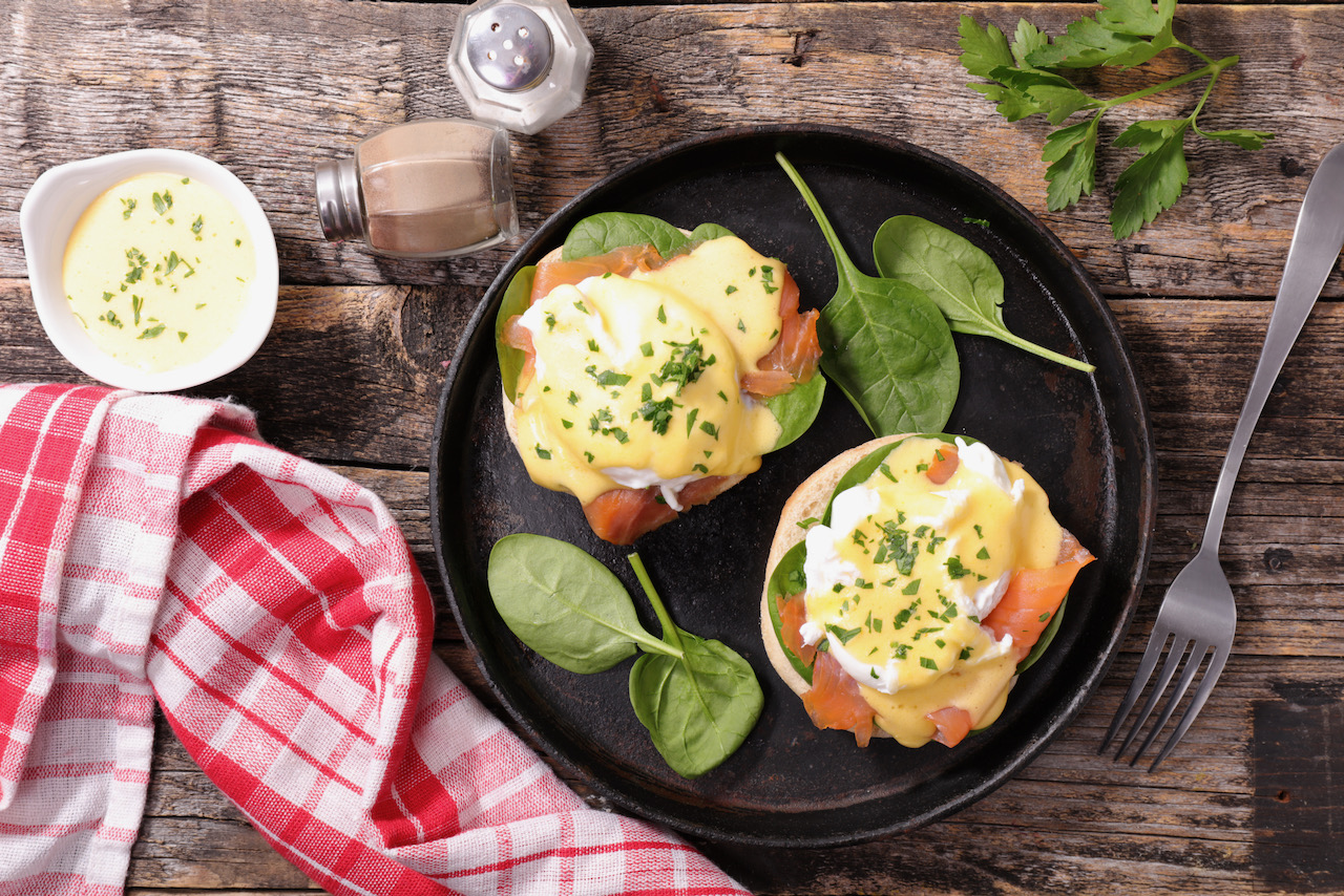 Eggs Benedict met Zalm