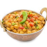 KIKKERERWTEN CURRY MET TOMAAT