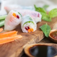 RAW VIETNAMESE SPRING ROLLS