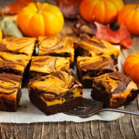 CHOCOLATE PUMPKIN BROWNIES