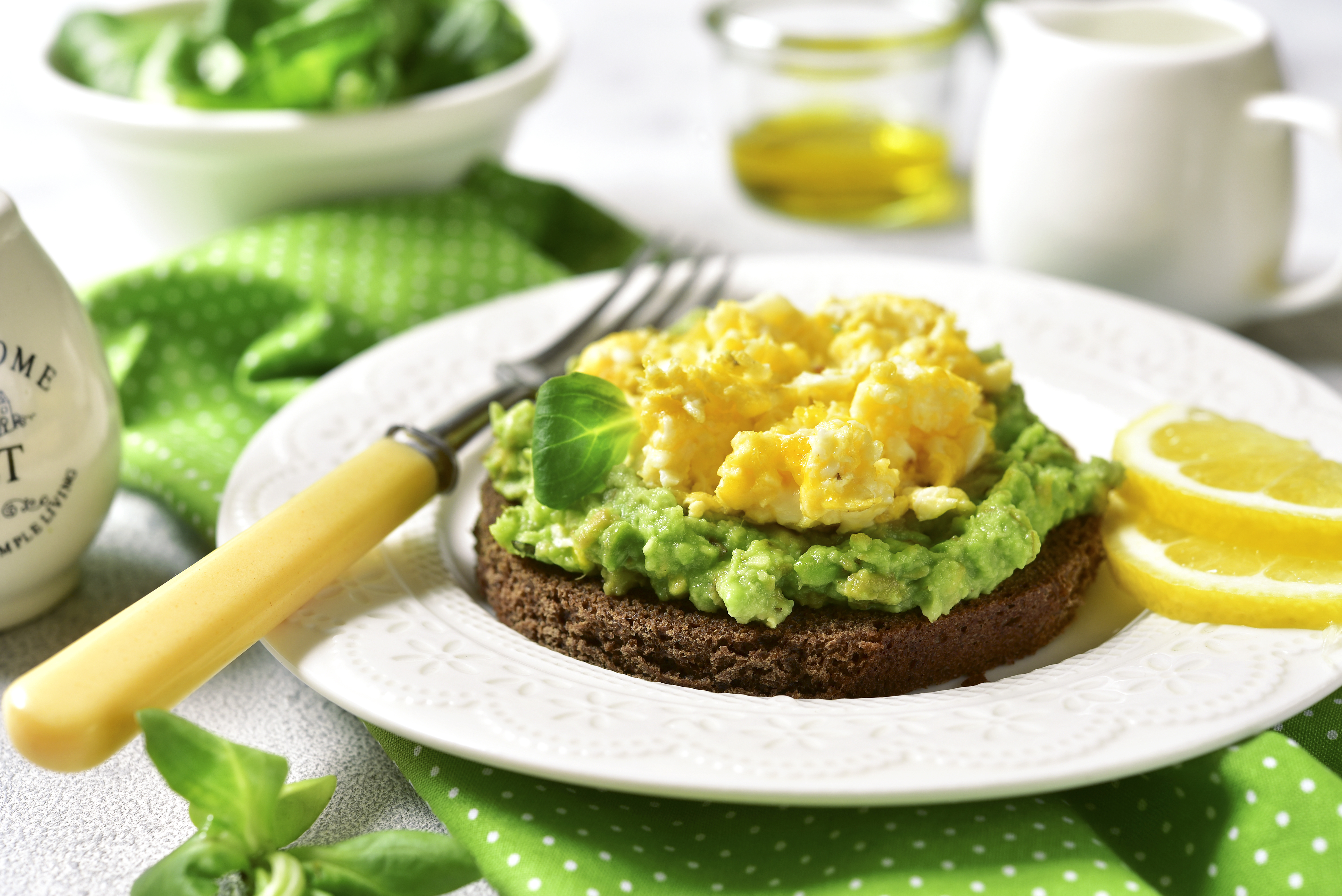 Toast met Roerei en Avocado